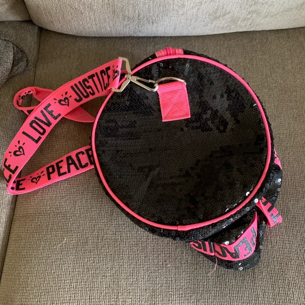 Cute black and pink Justice bag - Picture 5 of 5
